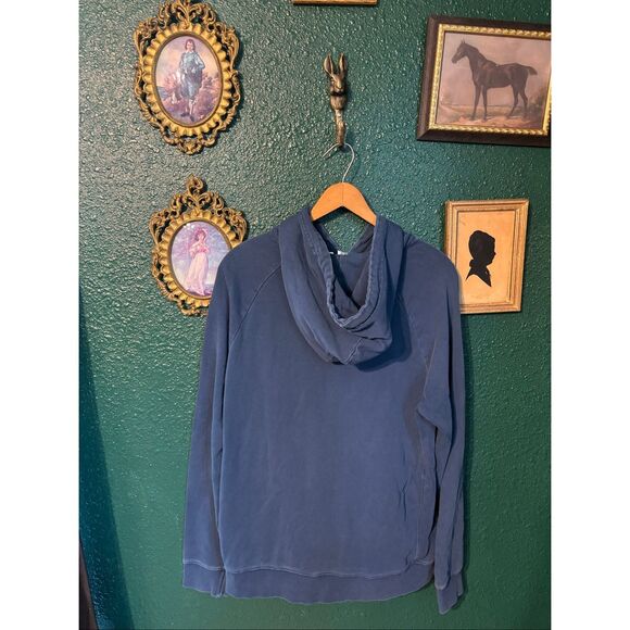 Tentree 100% Organic Cotton Blue Hoodie Sz Large - Picture 2 of 4